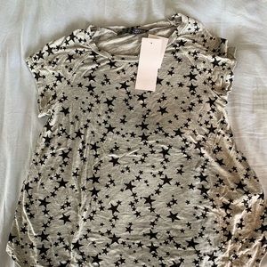 Star print tee